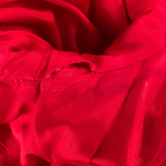 Vintage Evan Picone Red Button Up Blazer Dress Size 6 - Picture 11 of 16